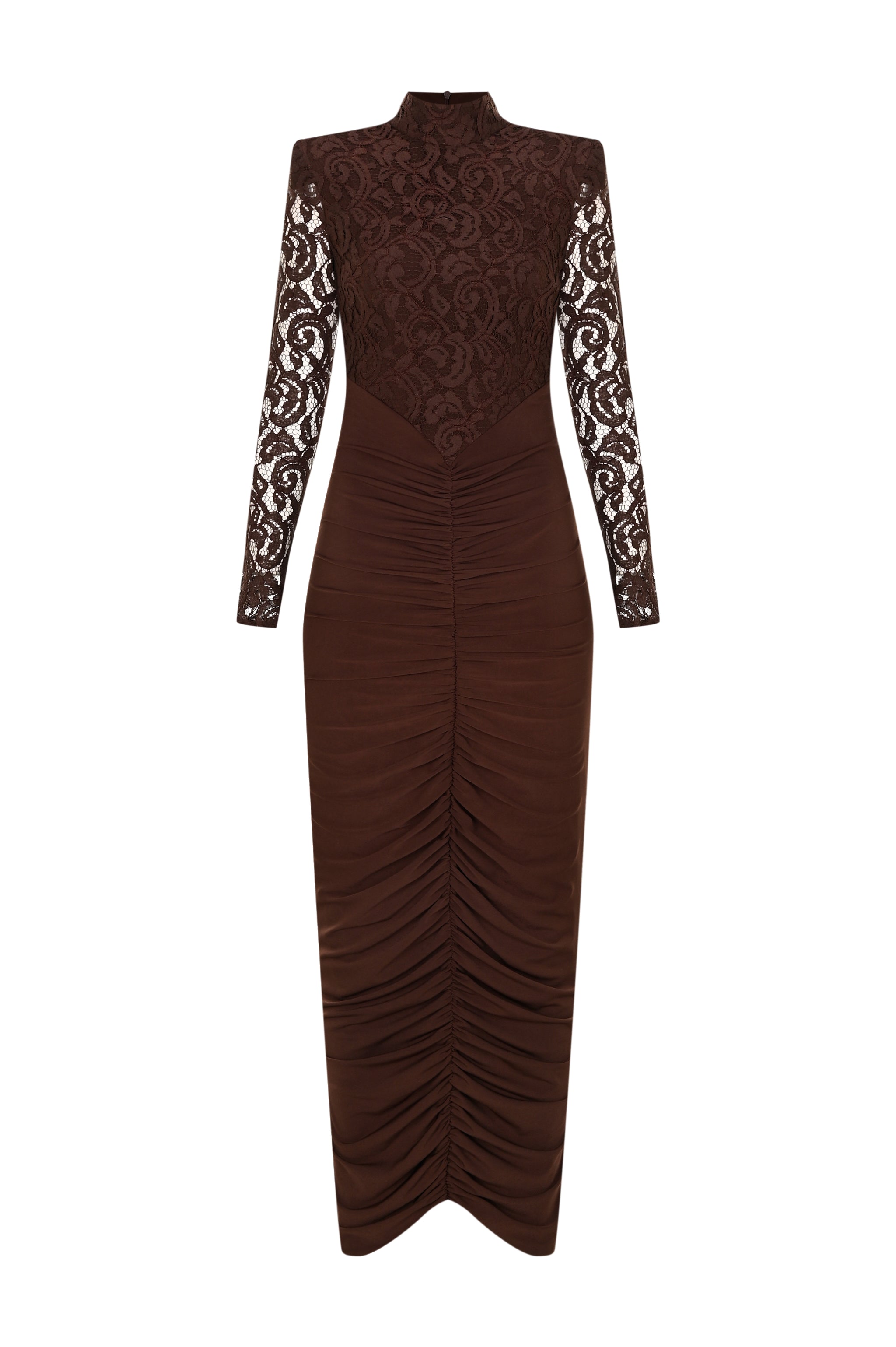 Lydia Dress Brown Floral main image 1
