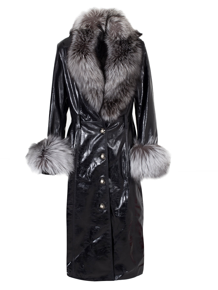 Kadın Dış Giyim Kürklü Kaban Gray Fur Coat