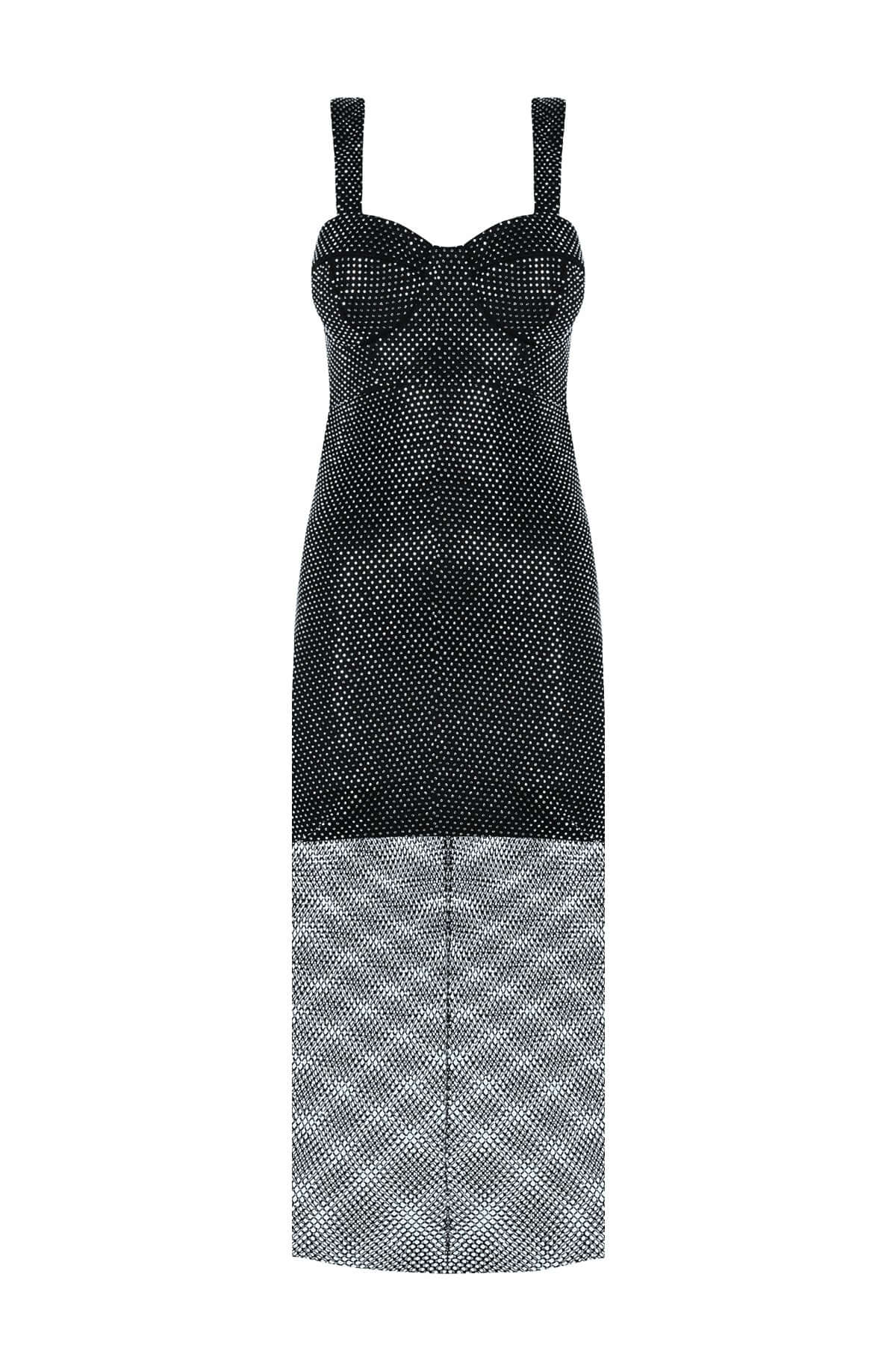 Lüks Kaliteli Elbise Modellerinden Alluring Noir Dress