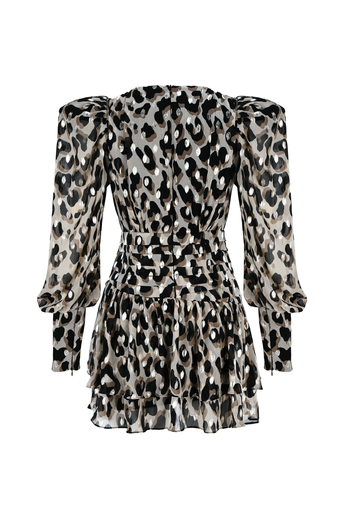 Lüks Kaliteli Elbise Modellerinden Leopard Eva Dress