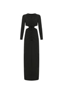 Lüks Kaliteli Elbise Modellerinden Black Galya Dress
