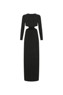 Lüks Kaliteli Elbise Modellerinden Black Galya Dress