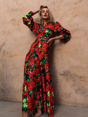 Lüks Kaliteli Elbise Modellerinden Red Sea Dress