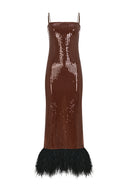 Nocturna Feather Dress