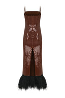 Nocturna Feather Dress