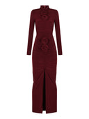 Burgundy Touch Dress