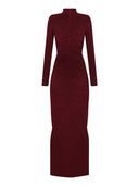 Burgundy Touch Dress