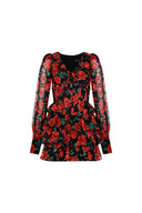 Red Fleur Dress