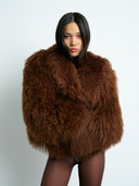 Brown Mongolian Fur