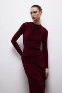 Crimson Knot Dress