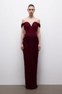 Crimson Vow Dress