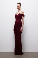 Crimson Vow Dress