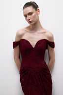 Crimson Vow Dress