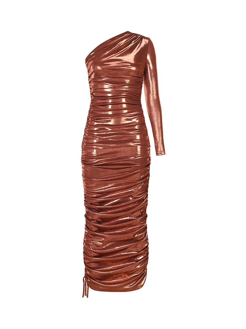 Lüks Kaliteli Elbise Modellerinden Shimmer Maxi Dress