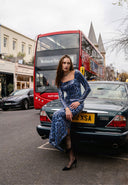 Glambils Blue  Beatrice Dress