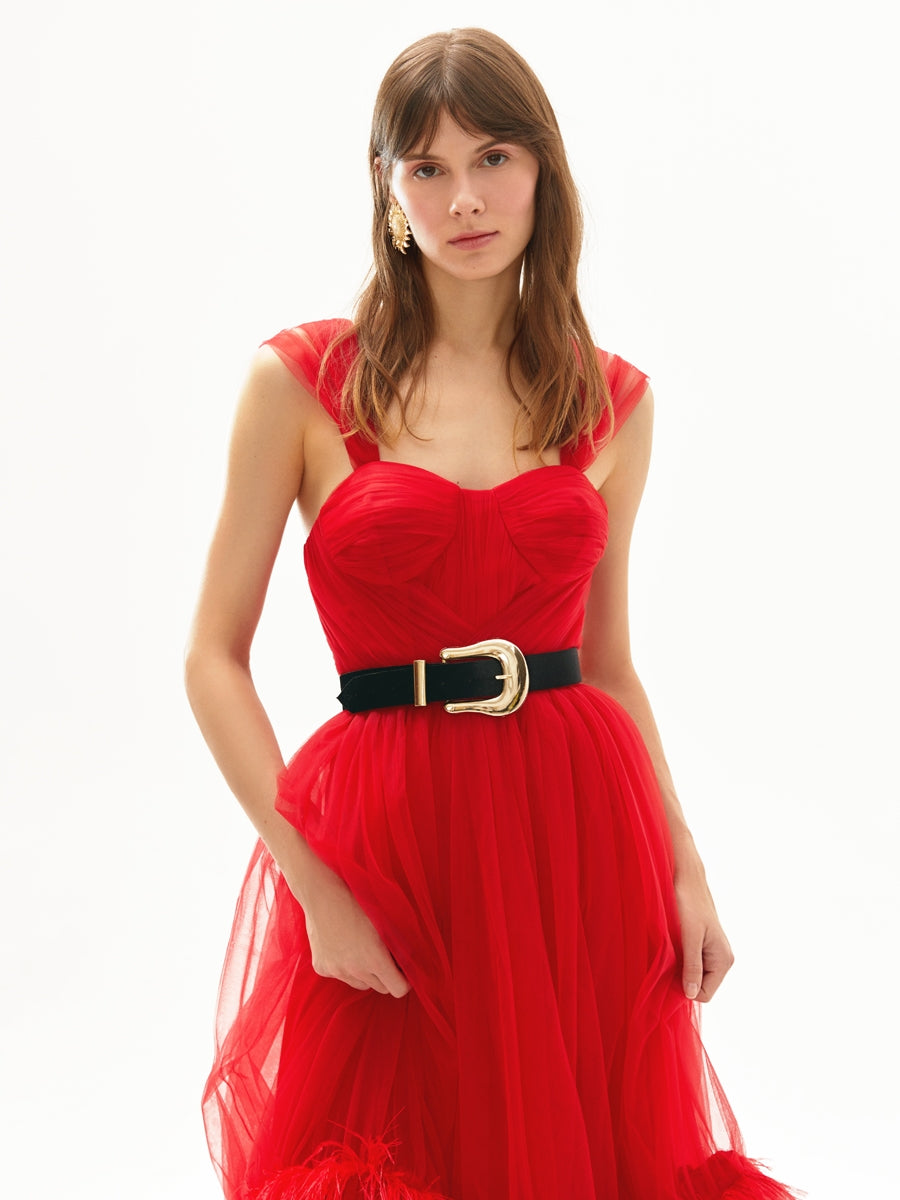 Lüks ve göz alıcı kokteyl elbise modellerinden Enola Evening Dress